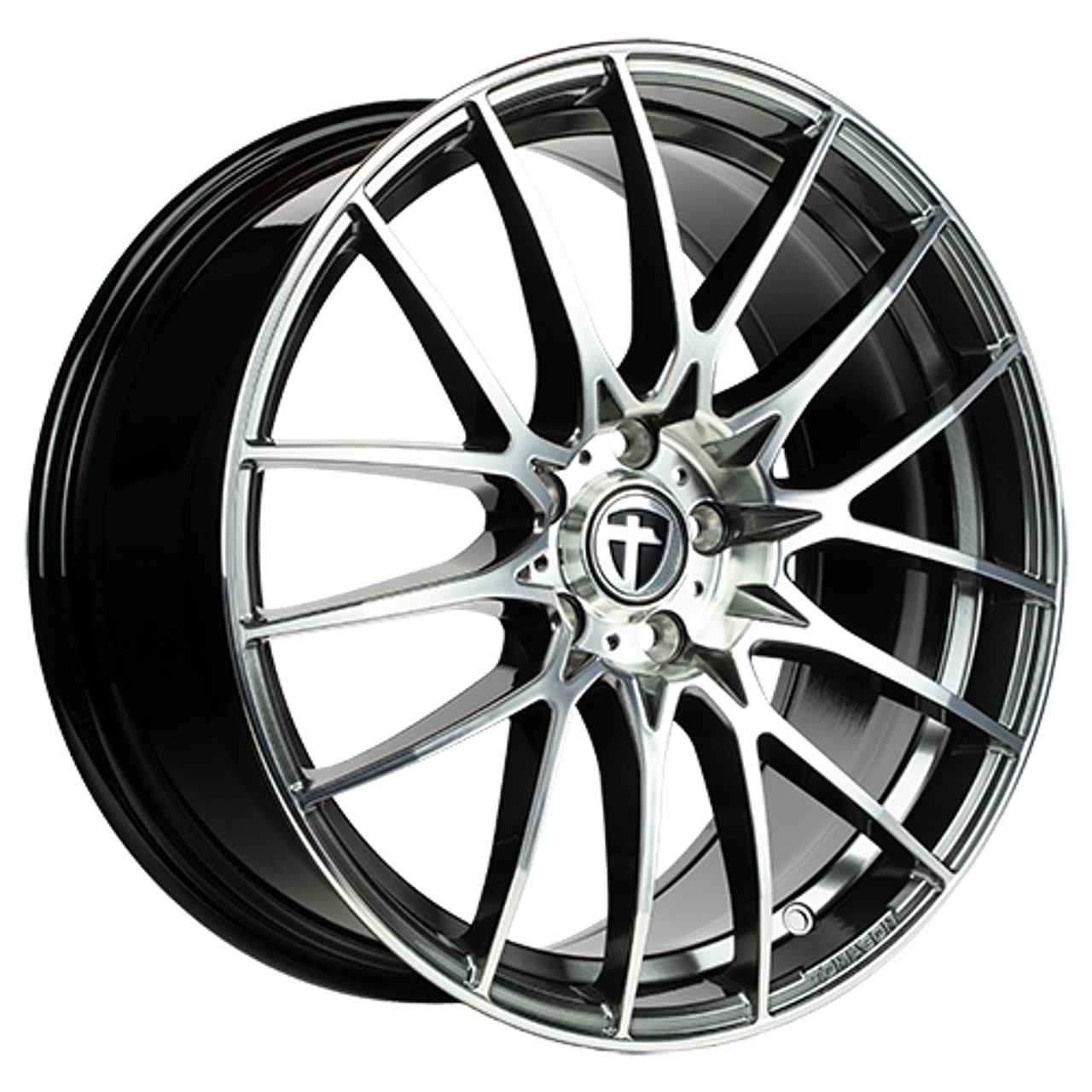 TOMASON TN26 LIGHT dark hyperblack polished 8.5Jx20 5x112 ET45