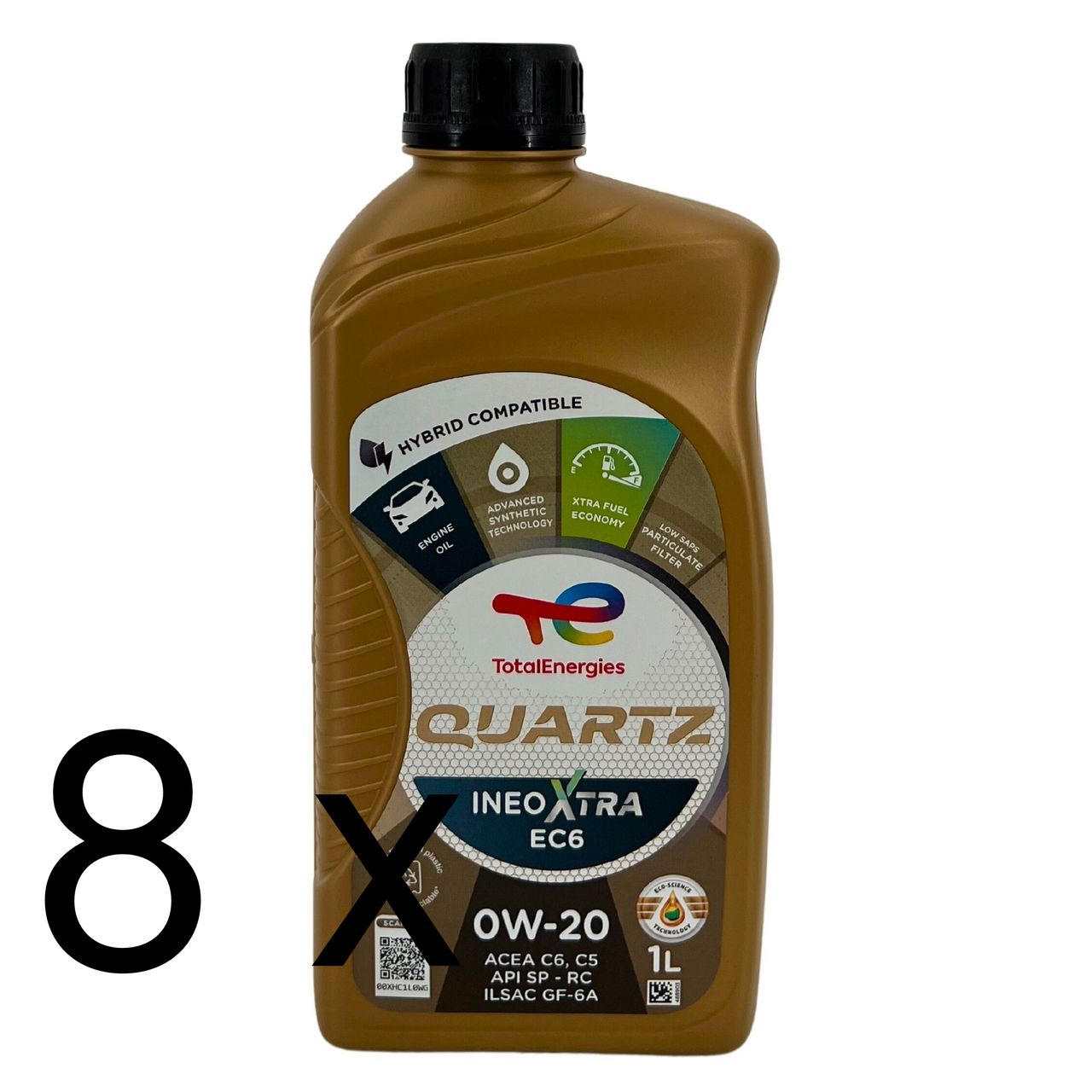 Total Quartz Ineo Xtra EC6 0W-20 8x1 Liter