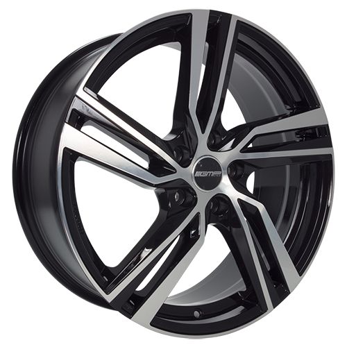 GMP ARCAN schwarz diamantgeschliffen 7.5Jx19 5x114.3 ET50