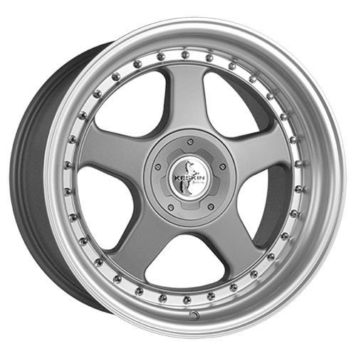 KESKIN WHEELS KT1 KLASSIK titan grey lip polish 10.0Jx18 5x112 ET35
