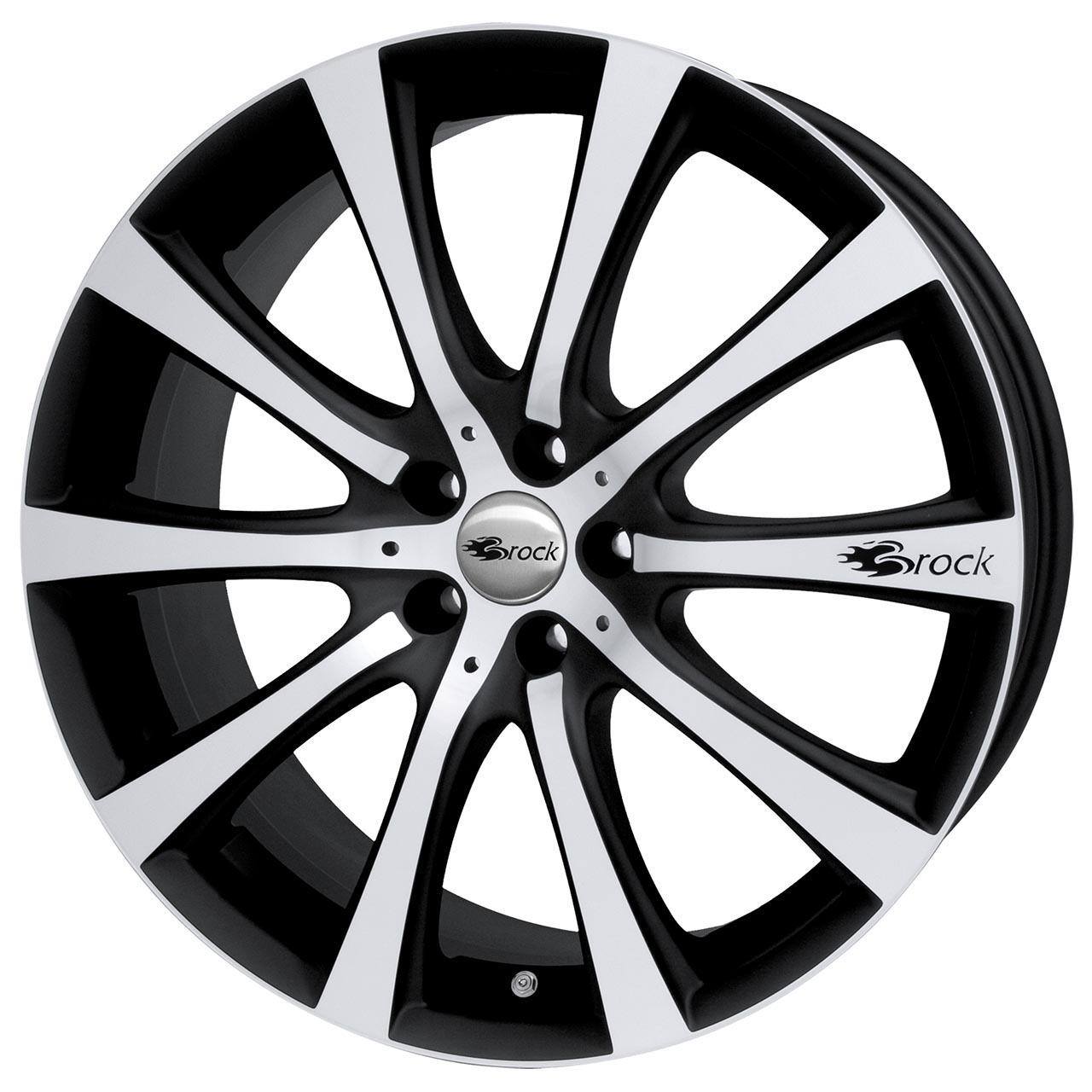 Brock B21 Schwarz matt voll poliert smvp 8x18 4x108 ET35