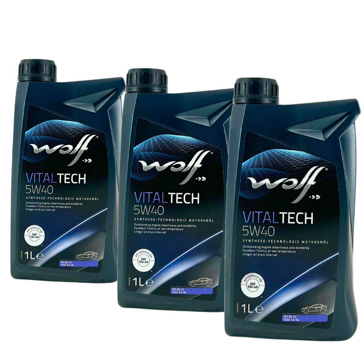 Wolf VitalTech 5W-40 3x1 Liter