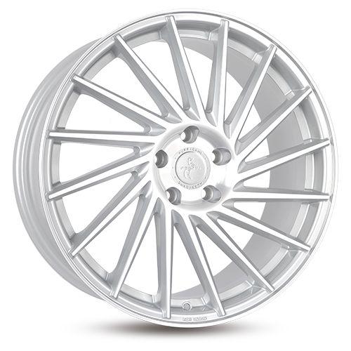 KESKIN WHEELS KT17 HURRICANE silver front polished 8.0Jx18 5x112 ET45