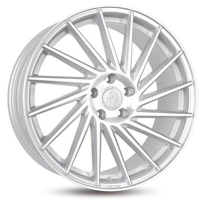 KESKIN WHEELS KT17 HURRICANE silver front polished 11.0Jx21 5x120 ET38