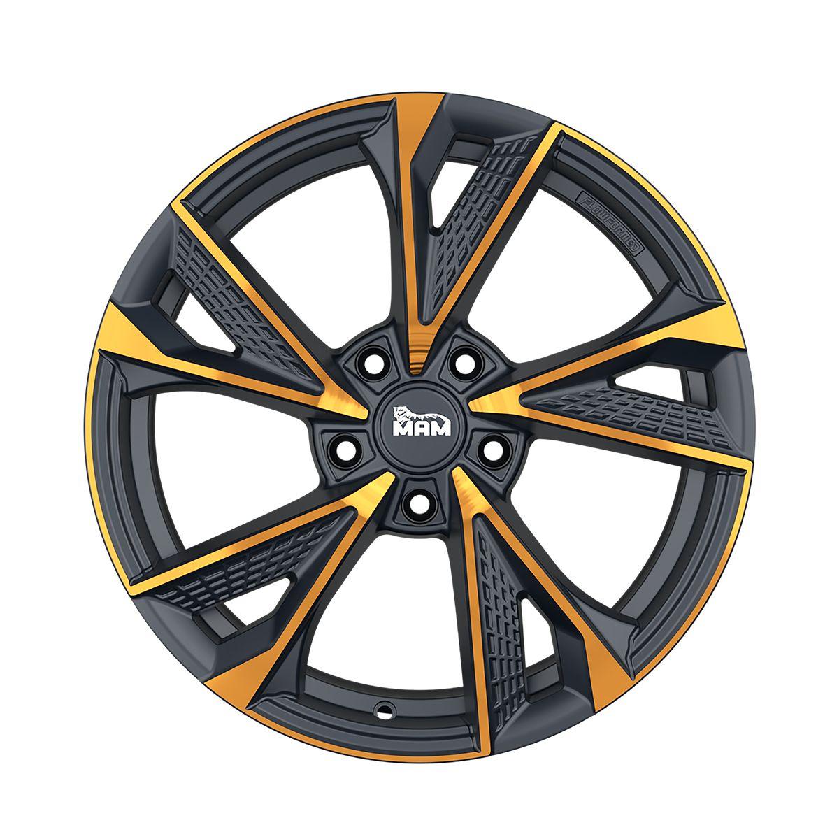 MAM WHEELS MAM RS6 matt black front copper 8.5Jx20 5x114.3 ET35