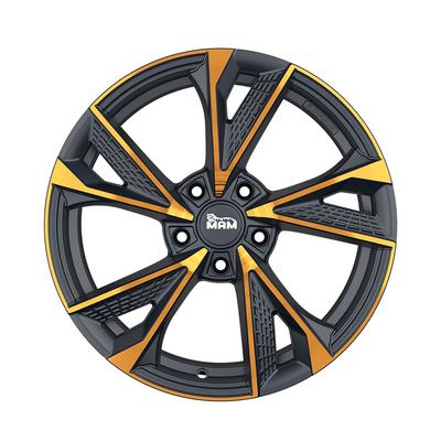 MAM WHEELS MAM RS6 matt black front copper 8.5Jx19 5x112 ET45