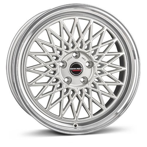 BORBET DESIGN B silver rim polished 8.0Jx17 5x112 ET30