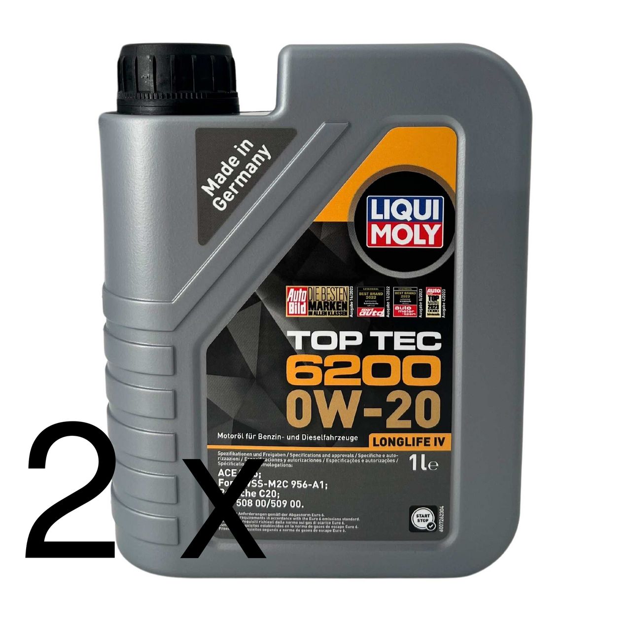 Liqui Moly Top Tec 6200 0W-20 2x1 Liter Liqui Moly Top Tec 6200 0W-20 2x1 Liter