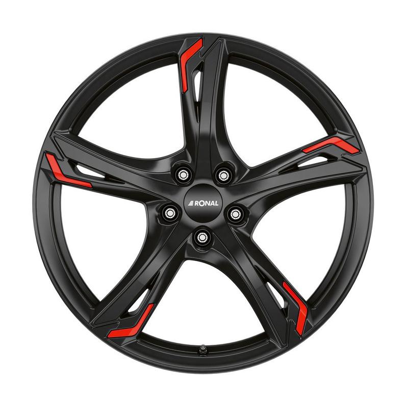 RONAL RONAL R62 RED jetblack 8.0Jx19 5x114.3 ET40