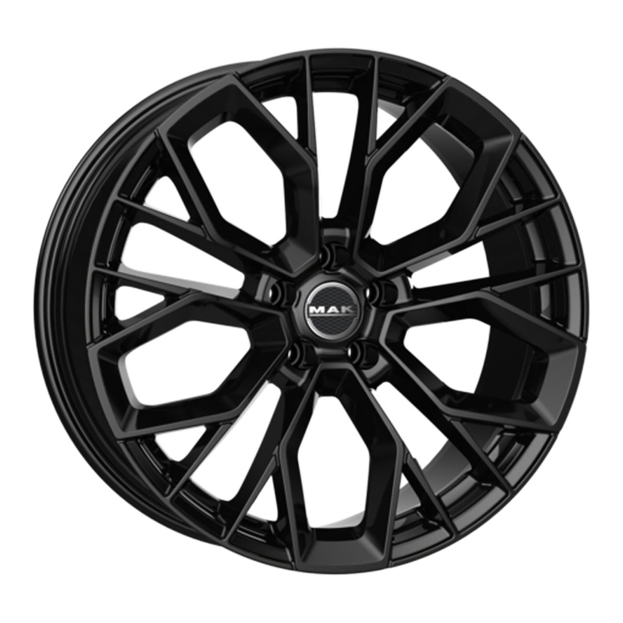 MAK STILO-D gloss black 9.5Jx19 5x112 ET42 MAK STILO-D gloss black 9.5Jx19 5x112 ET42