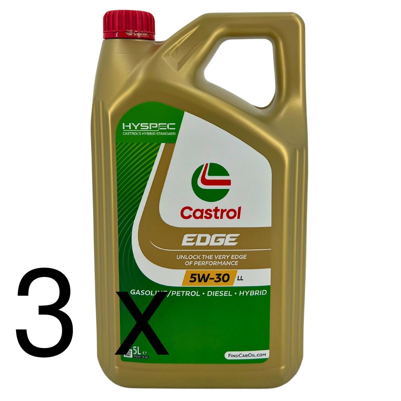 Castrol Edge 5W-30 LL 3x5 Liter Castrol Edge 5W-30 LL 3x5 Liter
