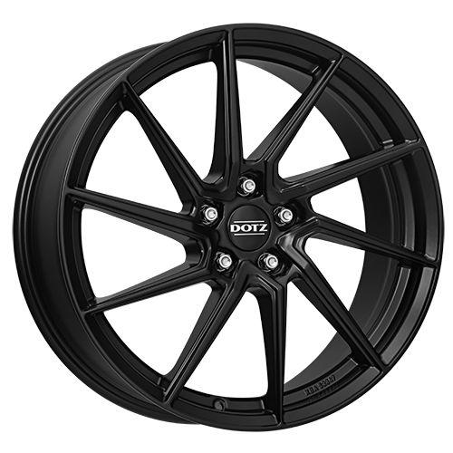 DOTZ SPA BLACK schwarz matt 7.5Jx17 5x100 ET45