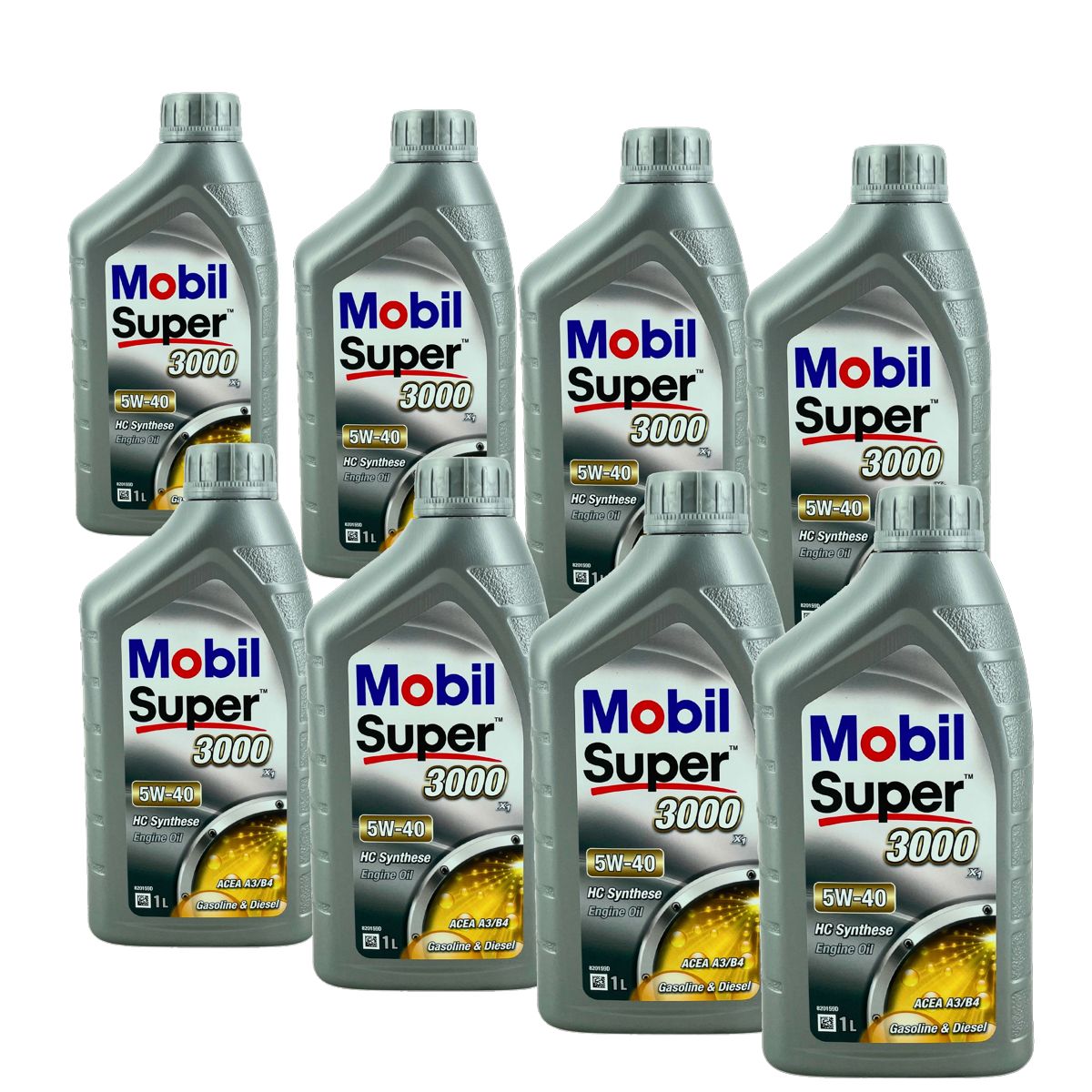Mobil Super 3000 X1 5W-40 8x1 Liter