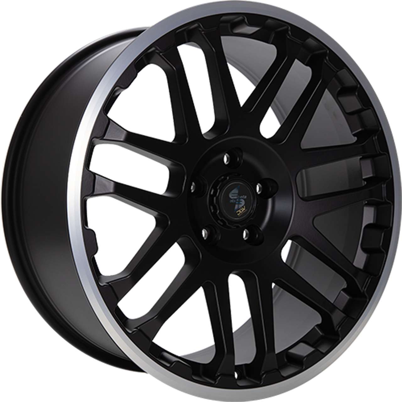 ETABETA COMBAT Black matt lip polished 8.0Jx18 5x127 ET40