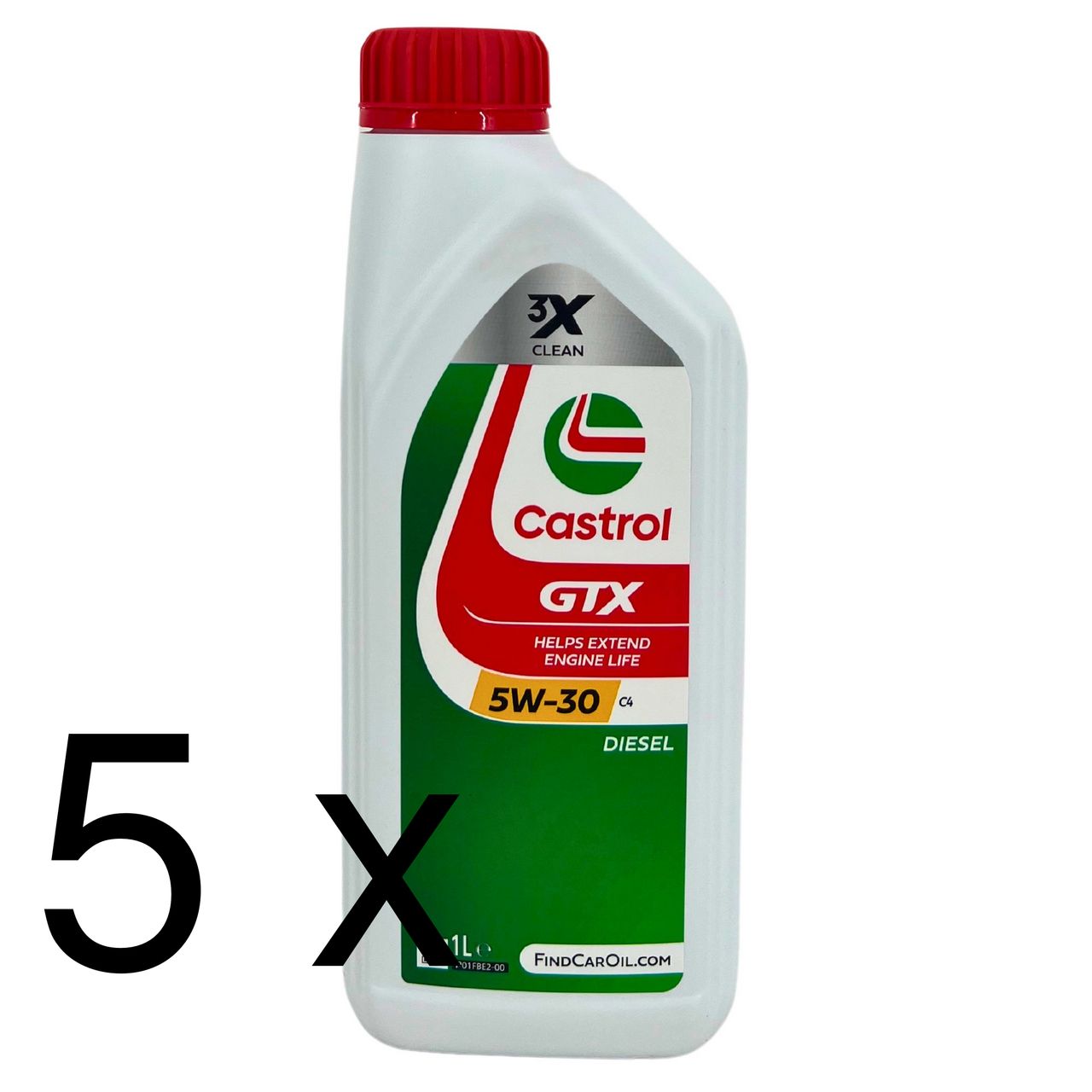 Castrol GTX 5W-30 C4 5x1 Liter