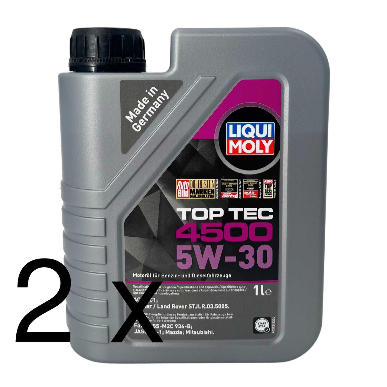Liqui Moly Top Tec 4500 5W-30 2x1 Liter Liqui Moly Top Tec 4500 5W-30 2x1 Liter