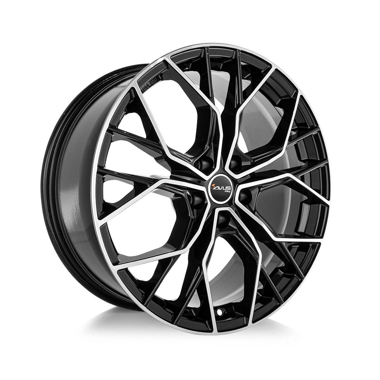 AVUS RACING AC-M10 black polished 8.5Jx20 5x120 ET35