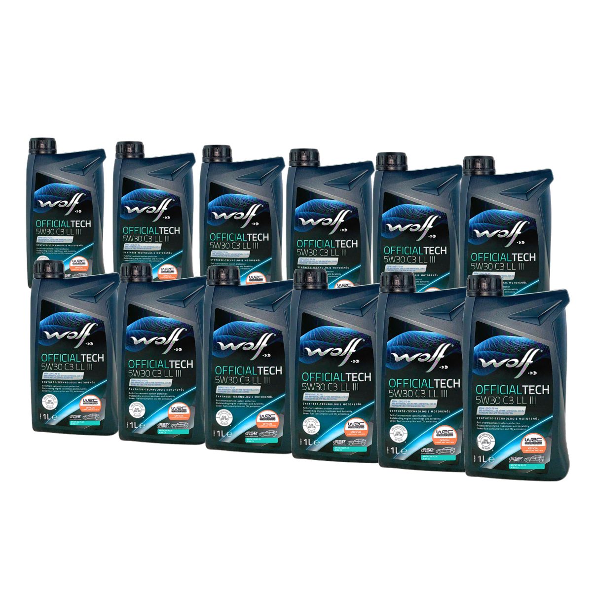 Wolf OfficialTech 5W-30 C3 LL III 12x1 Liter