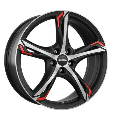 RONAL RONAL R62 RED jetblack-matt-frontkopiert 7.5Jx17 5x114.3 ET40