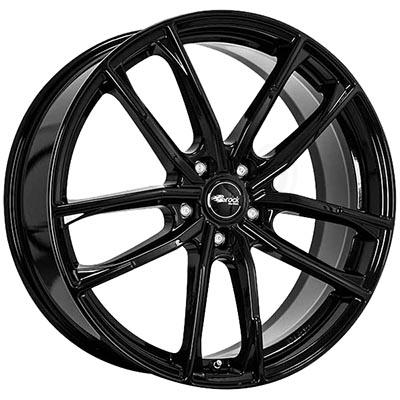 BROCK B38 glanz schwarz 8.0Jx18 5x114.3 ET49