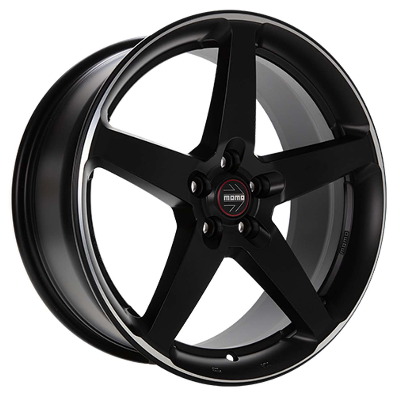 MOMO WHEELS FIVE black matt polish 8.0Jx18 5x100 ET42