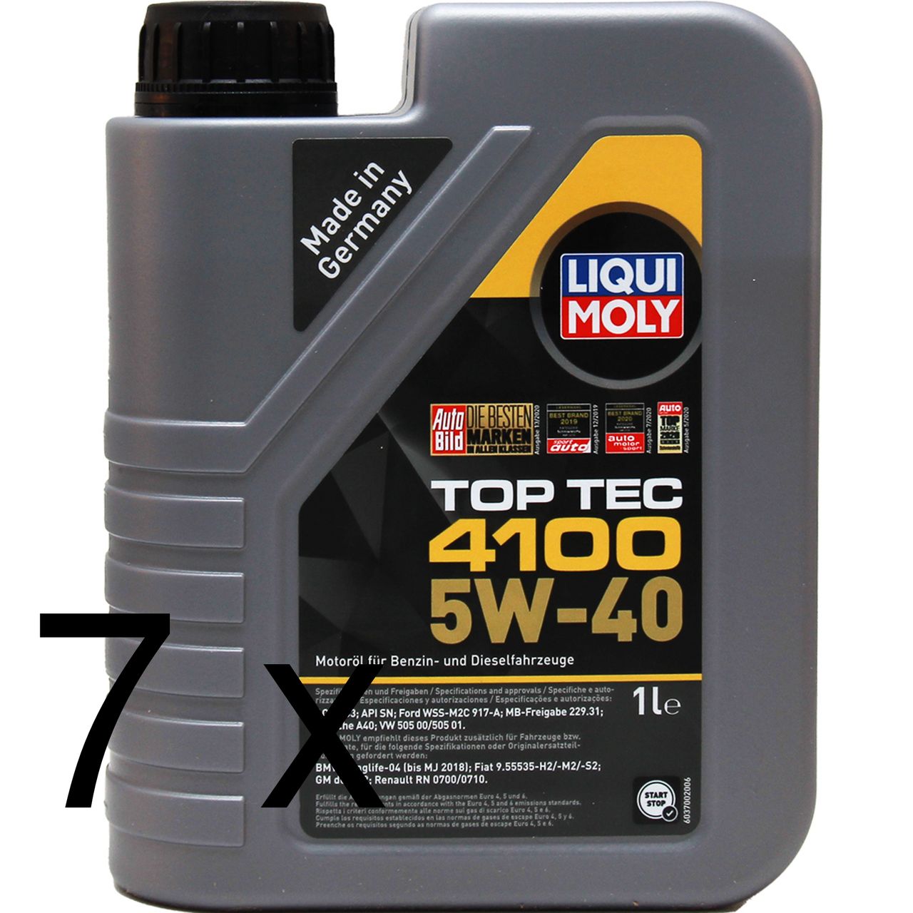 Liqui Moly Top Tec 4100 5W-40 7x1 Liter