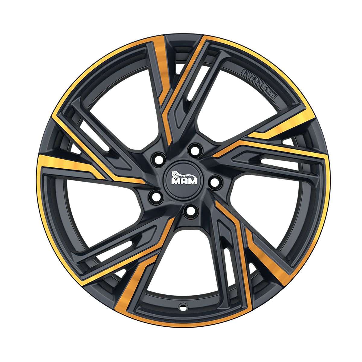MAM WHEELS MAM RS5 matt black front copper 8.5Jx20 5x108 ET40