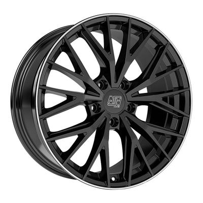 MSW (OZ) MSW 44 gloss black polished lip 10.0Jx20 5x112 ET40