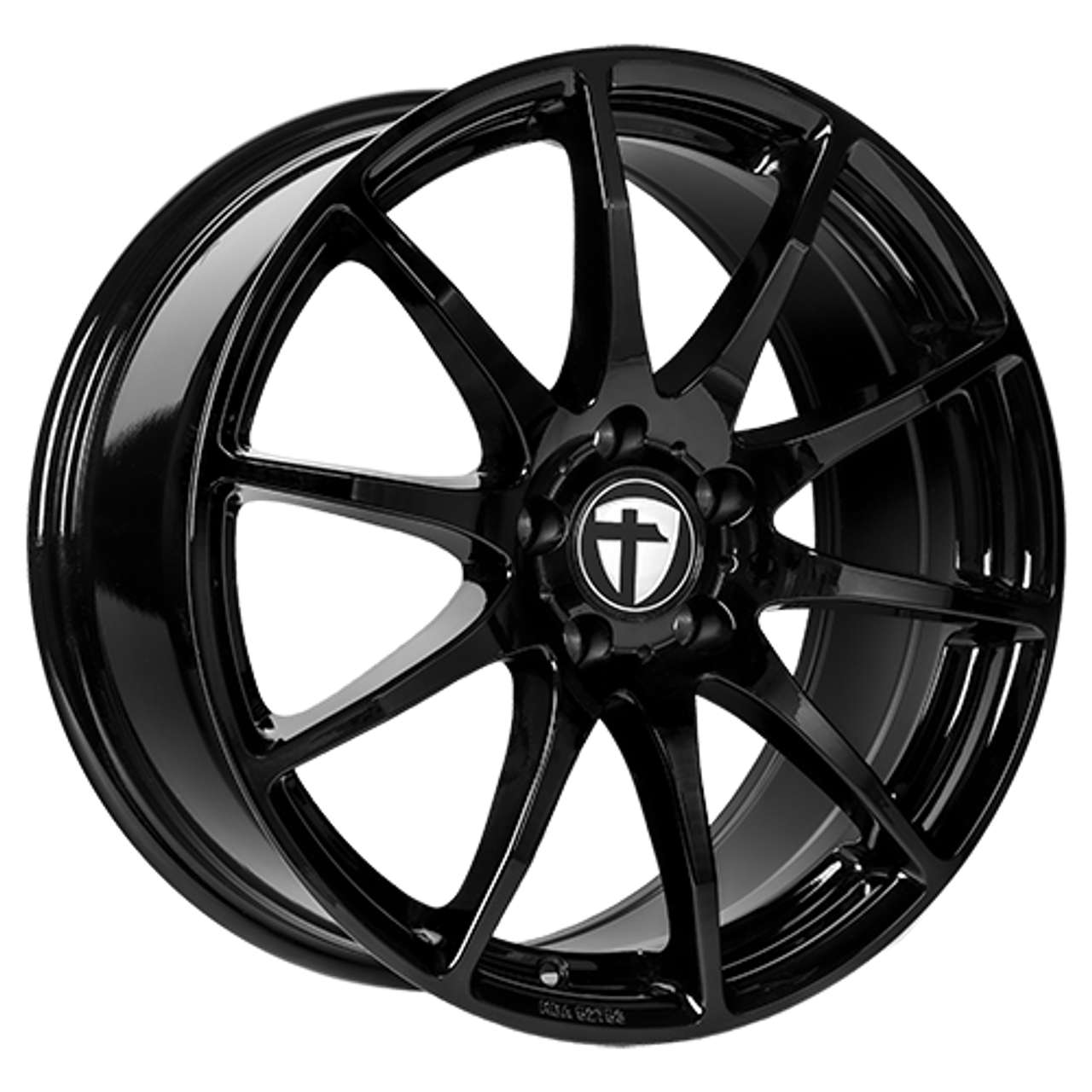 TOMASON TN1 black painted 7.0Jx17 4x108 ET20