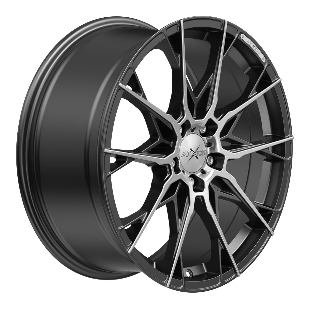 AXXION X1 dark gunmetal matt polished 8.5Jx19 5x112 ET35