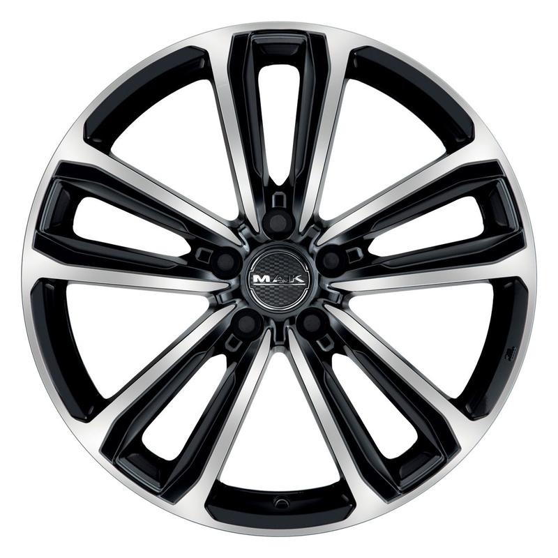 MAK MAGMA schwarz spiegelpoliert 7.0Jx17 5x100 ET46