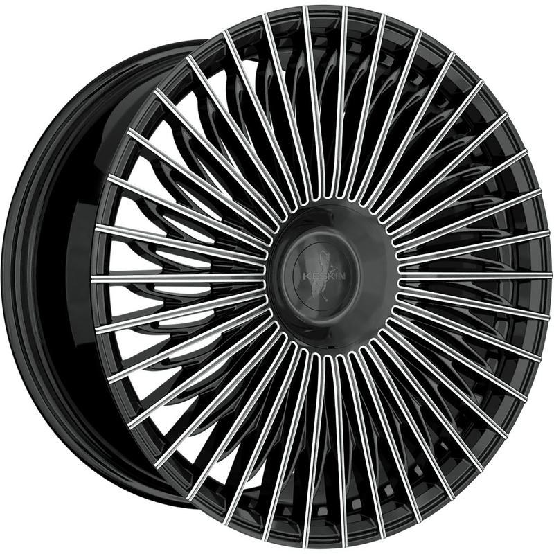 KESKIN WHEELS KT X1 EXCLUSIVE black secret diamond 9.5Jx21 5x114.3 ET40