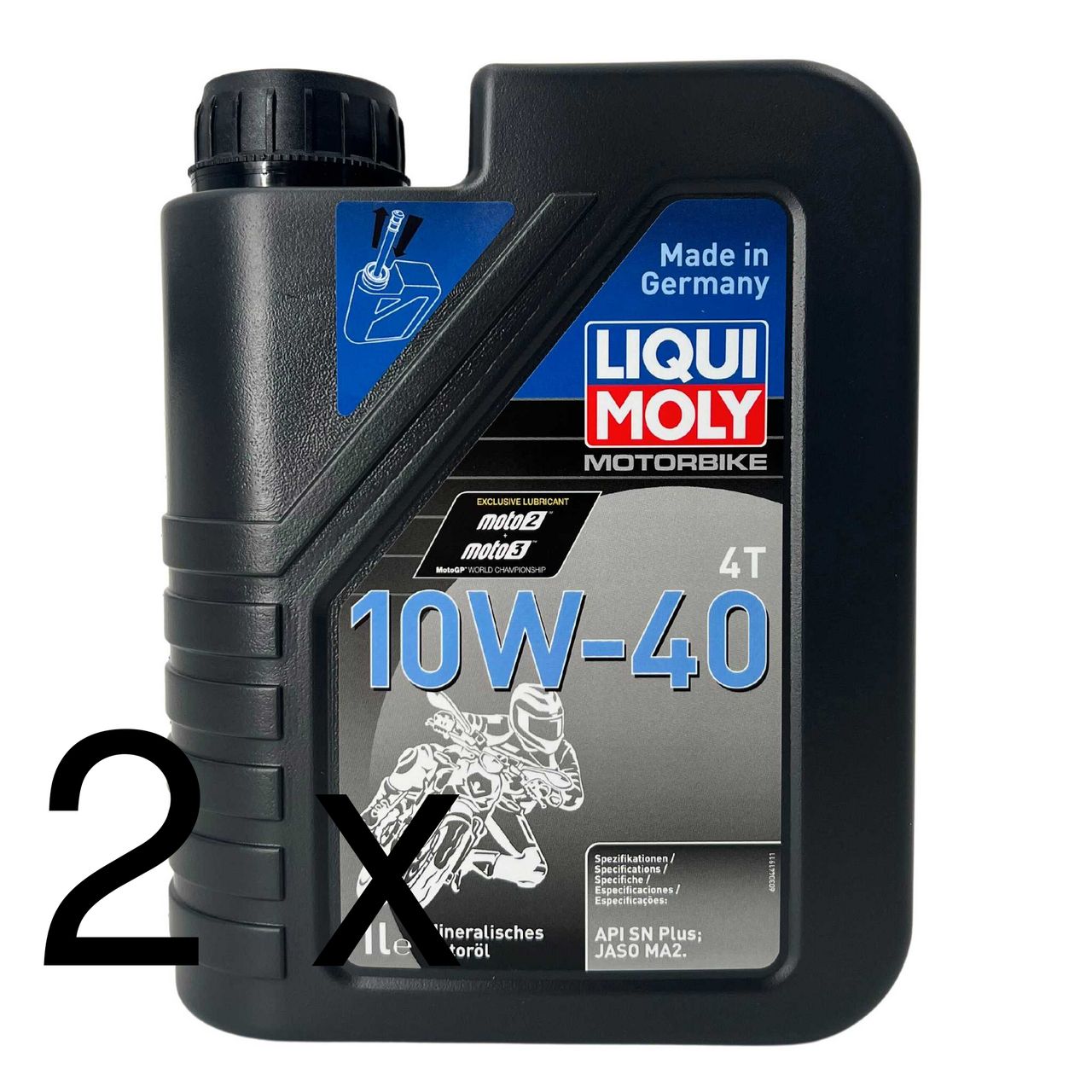 Liqui Moly Motorbike 4T 10W-40 2x1 Liter Liqui Moly Motorbike 4T 10W-40 2x1 Liter