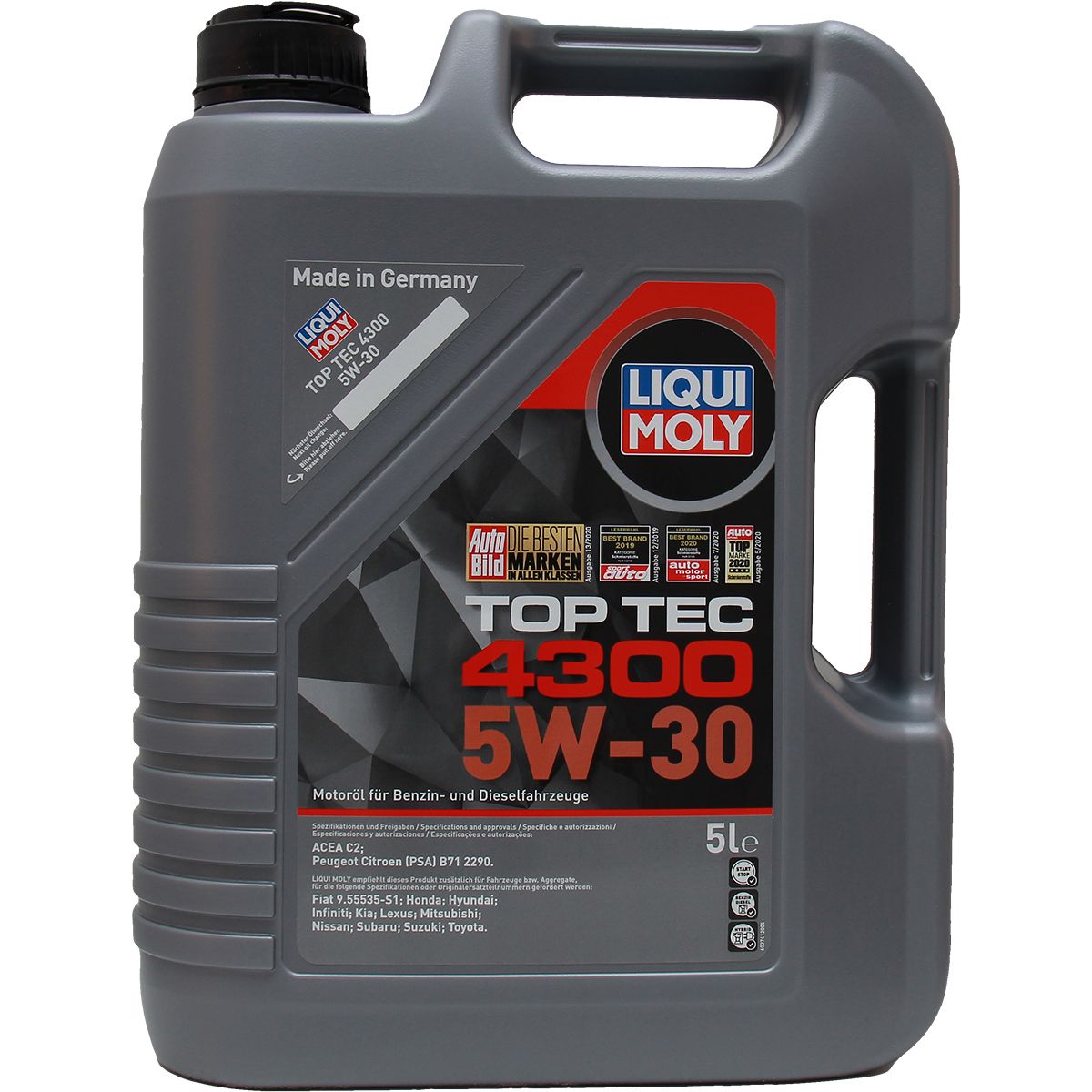 Liqui Moly Top Tec 4300 5W-30 5 Liter Liqui Moly Top Tec 4300 5W-30 5 Liter