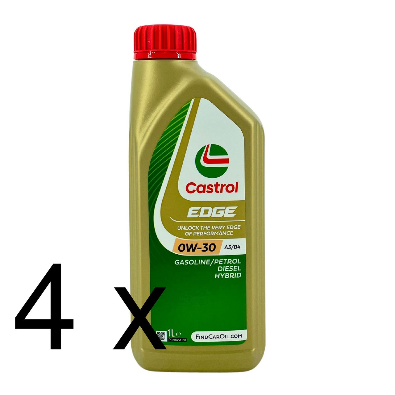 Castrol Edge 0W-30 A3/B4 4x1 Liter Castrol Edge 0W-30 A3/B4 4x1 Liter