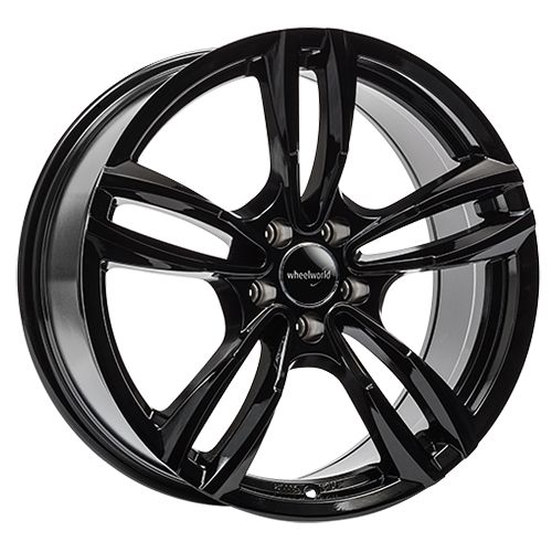 WHEELWORLD-2DRV WH29 black glossy painted 7.5Jx17 5x120 ET43