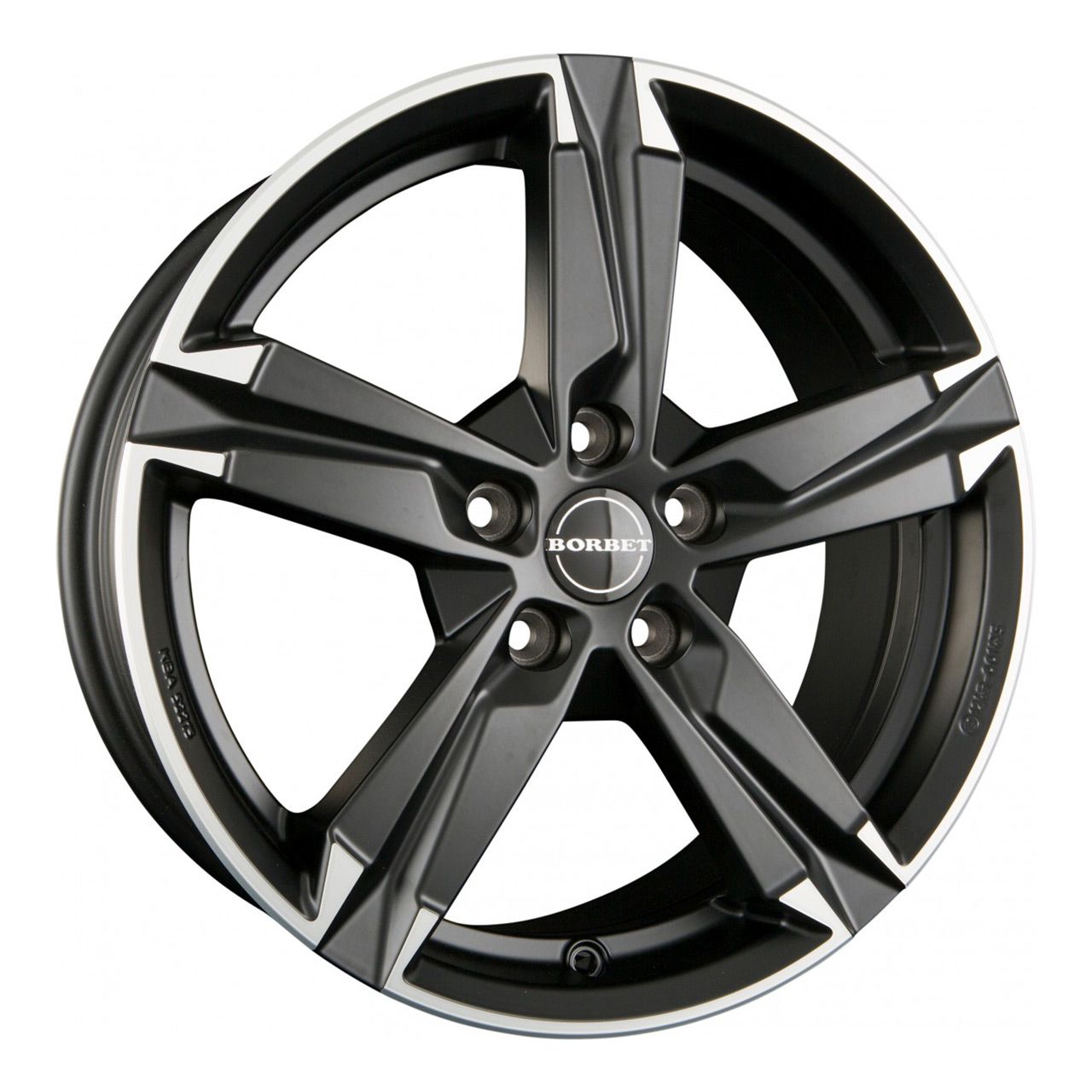 BORBET DESIGN T10 matt black polished 6.5Jx16 5x112 ET46
