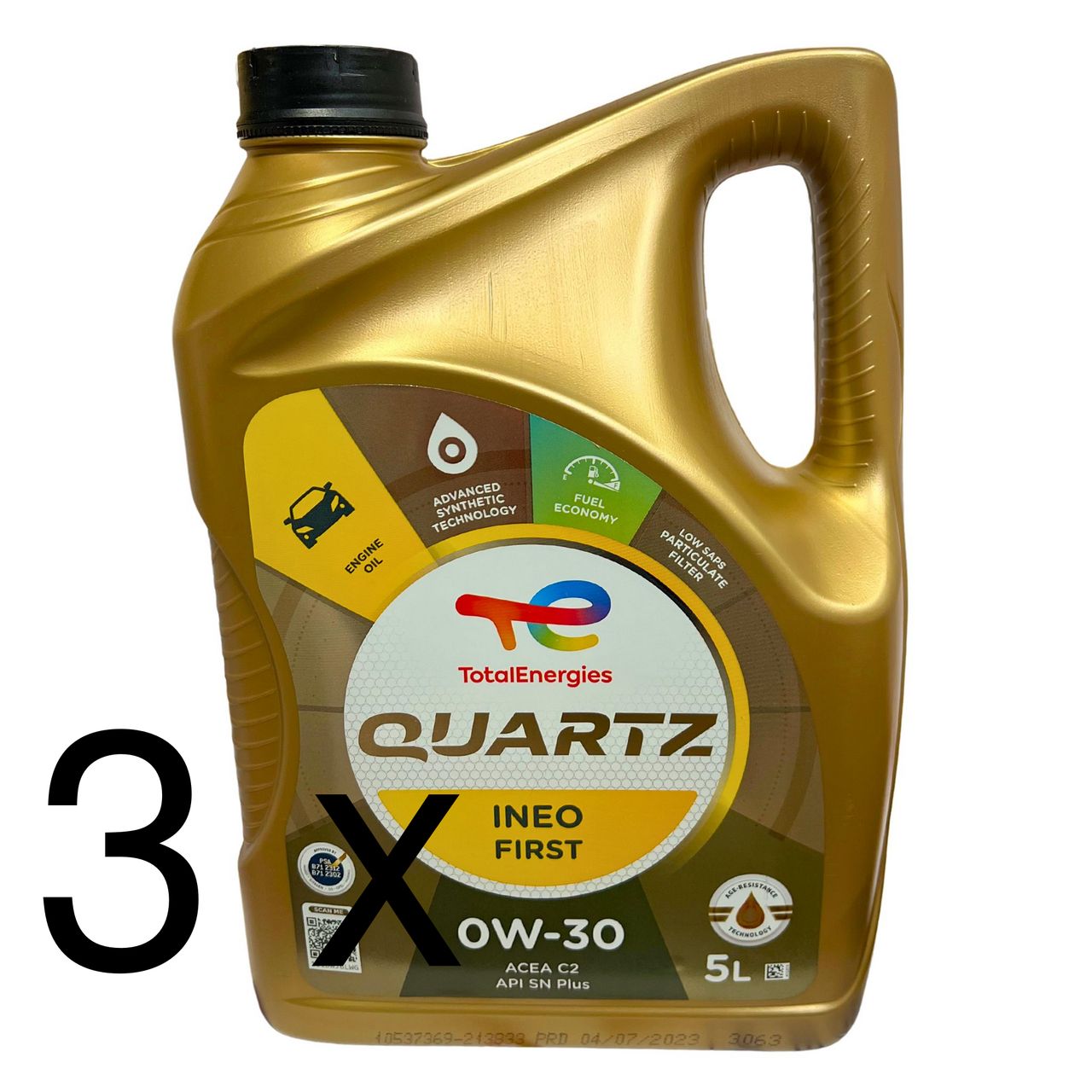 Total Quartz Ineo First 0W-30 3x5 Liter Total Quartz Ineo First 0W-30 3x5 Liter