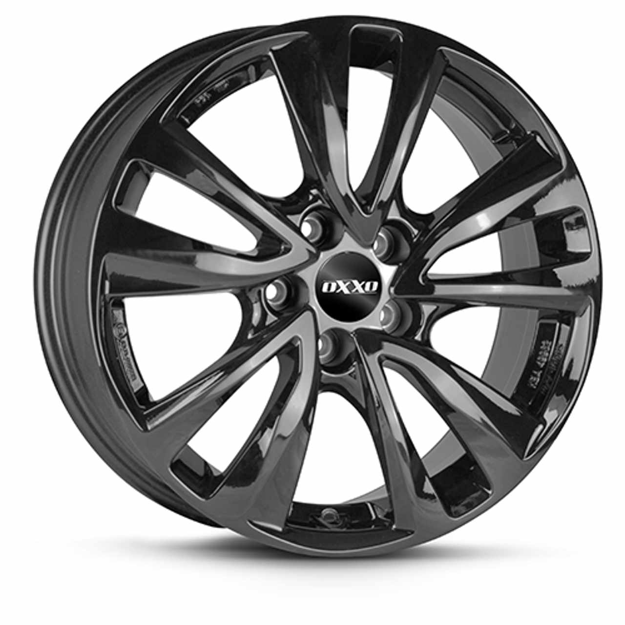 OXXO WHEELS OBERON 5 BLACK black 7.0Jx17 5x105 ET38