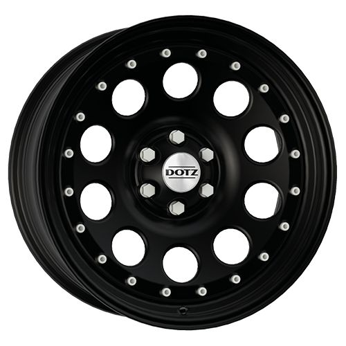 DOTZ MODULAR BLACK 4X4 schwarz/silber 6.0Jx15 5x139.7 ET0