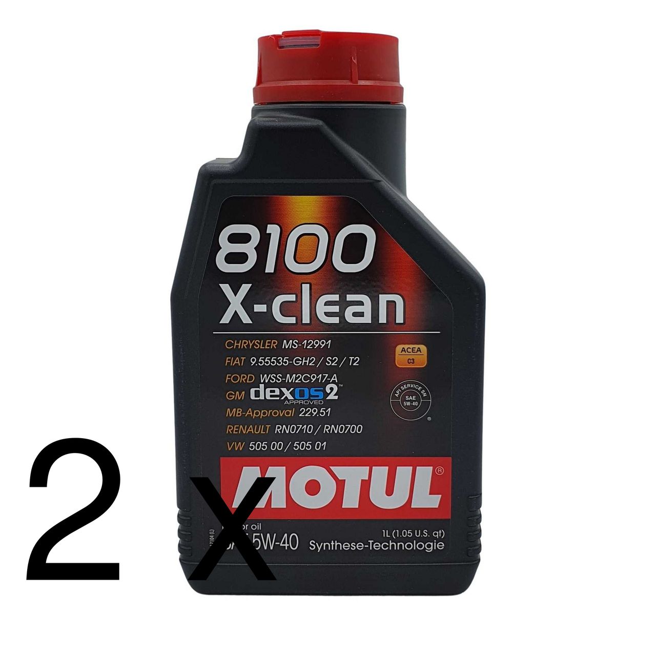 Motul 8100 X-clean 5W-40 2x1 Liter