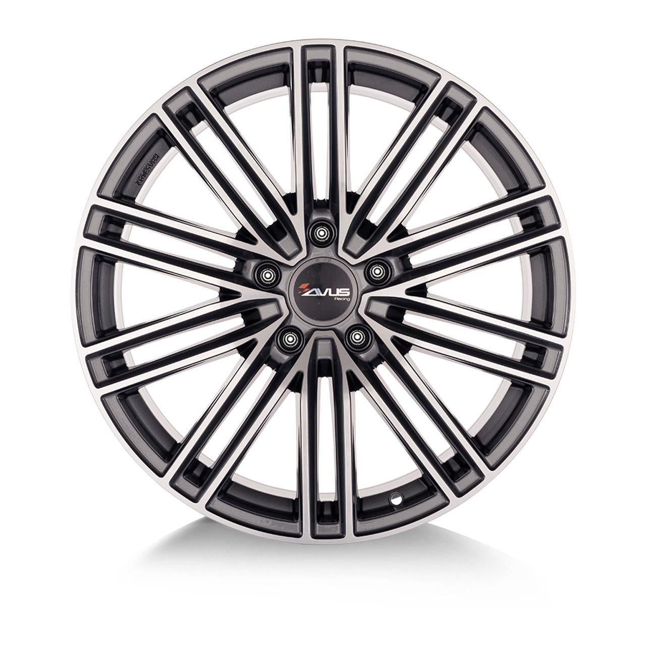 AVUS RACING AC-M08 anthracite polished 9.0Jx20 5x112 ET25