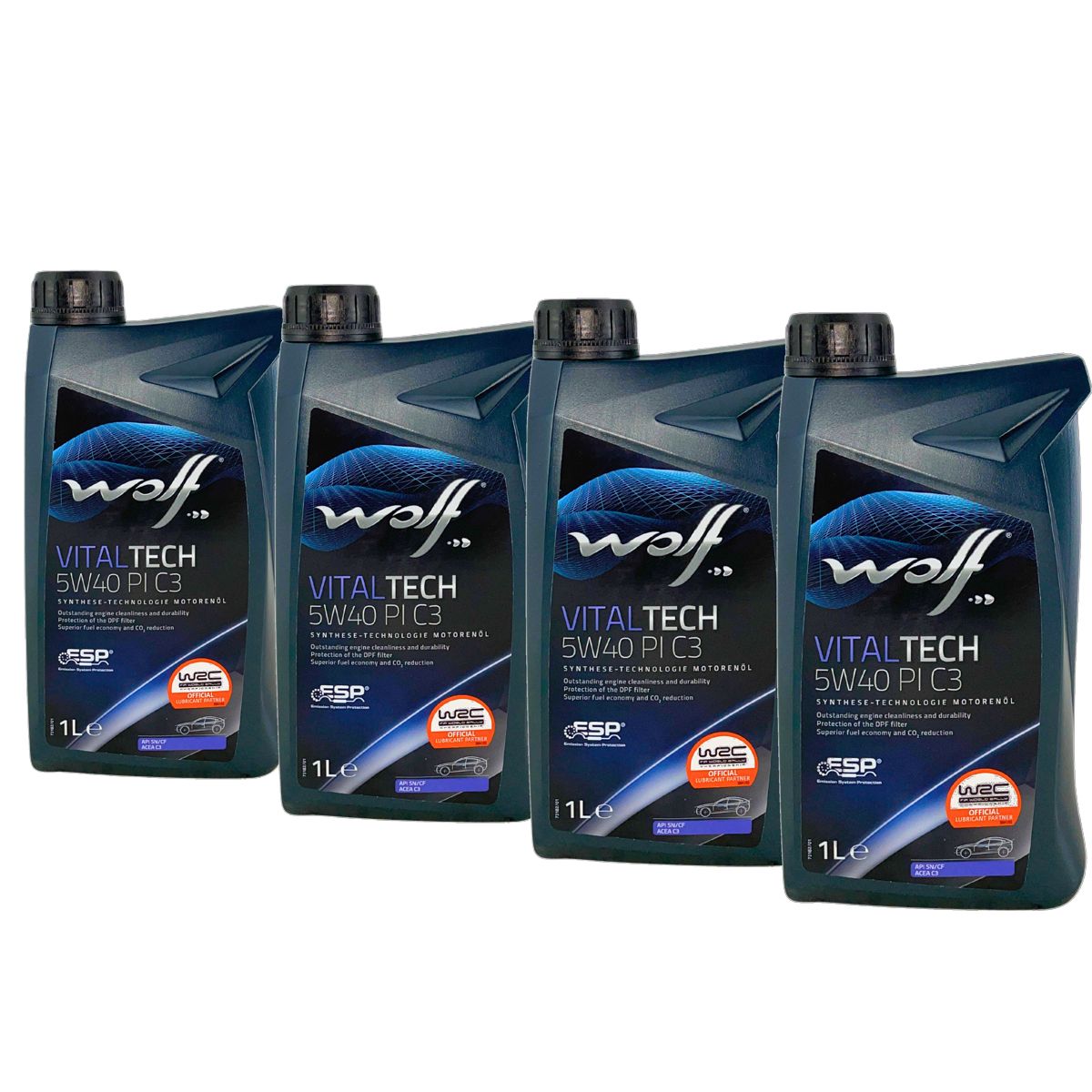 Wolf VitalTech 5W-40 PI C3 4x1 Liter