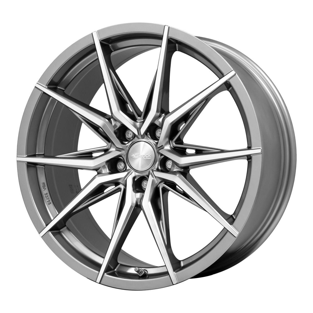 BROCK B42 ferric grey poliert (fgp) 9.5Jx20 5x112 ET25
