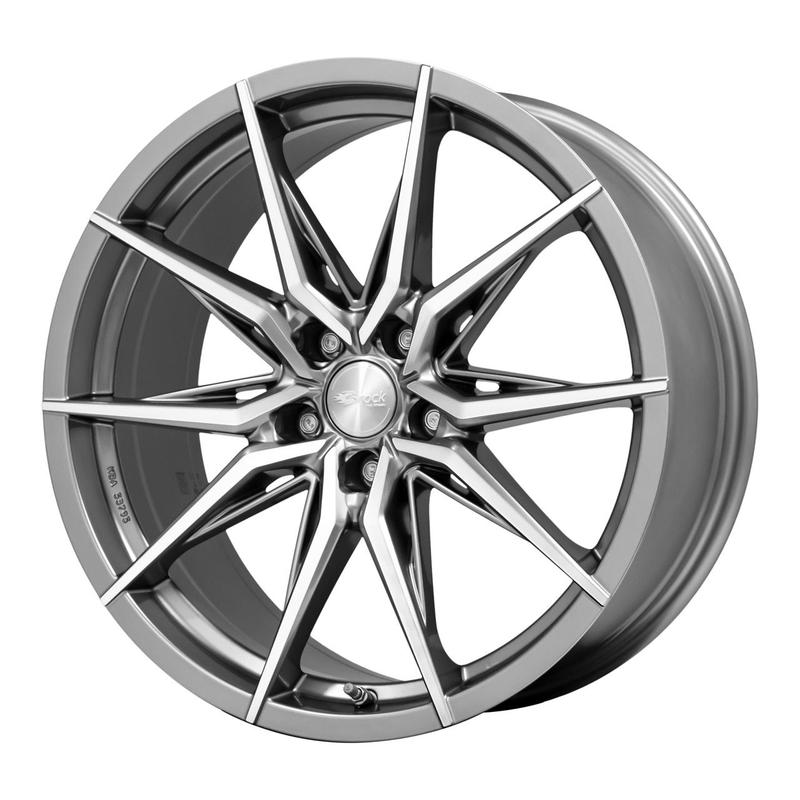 BROCK B42 ferric grey poliert (fgp) 9.5Jx20 5x112 ET25