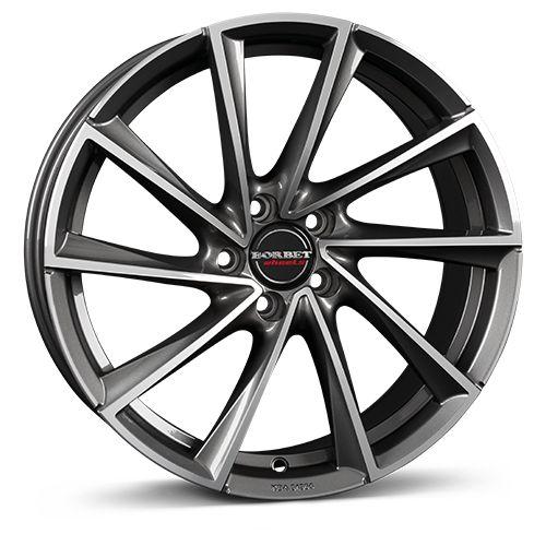 BORBET DESIGN VTX graphit poliert 8.0Jx18 5x115 ET38