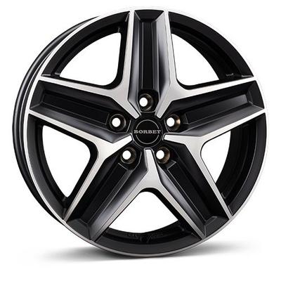 BORBET DESIGN CWZ black polished matt 7.5Jx18 5x130 ET53