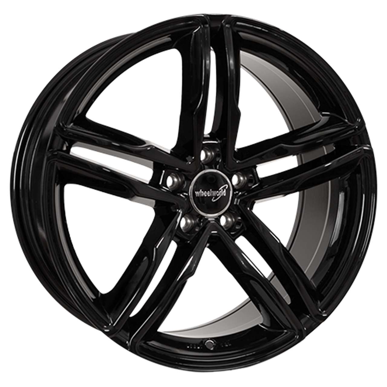 WHEELWORLD-2DRV WH11 schwarz glänzend lackiert 7.5Jx17 5x112 ET28