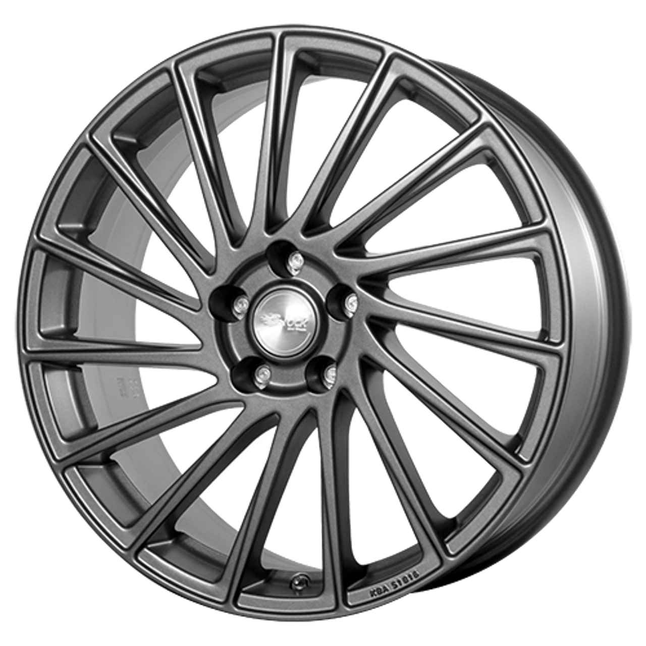 BROCK B39 himalaya-grau matt 7.0Jx17 5x108 ET45