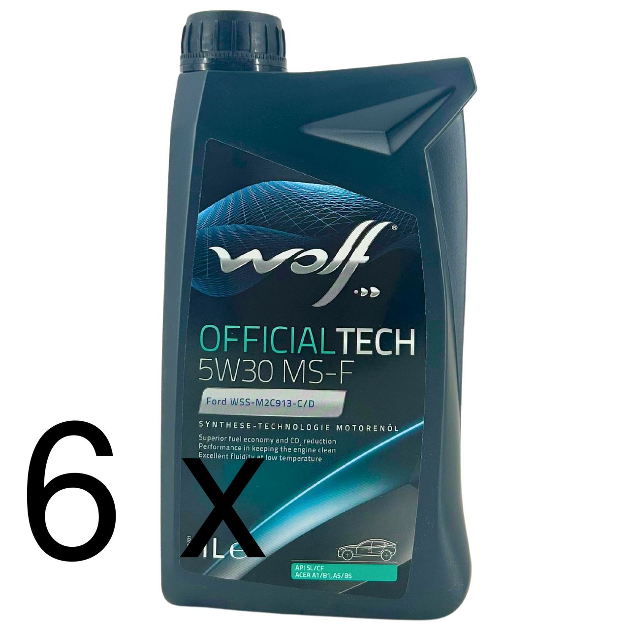 Wolf OfficialTech 5W-30 MS-F 6x1 Liter